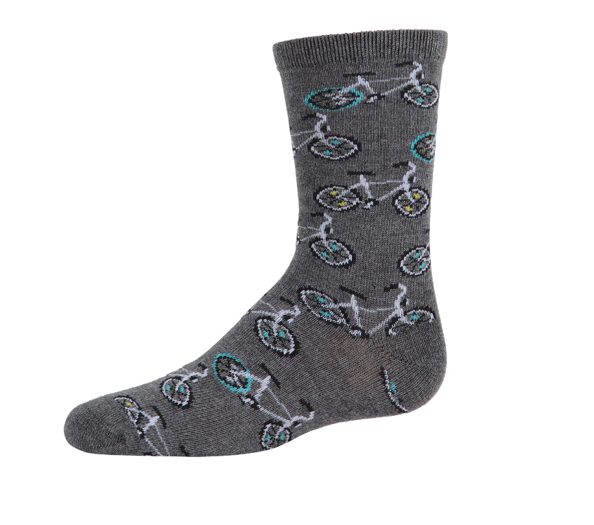 MeMoi Boys&#39; Bicycle Crew Socks