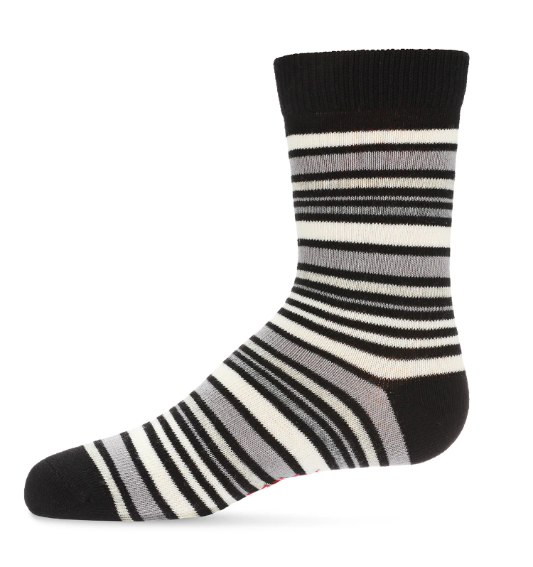 MeMoi Boys&#39; Multi Stripe Crew Socks