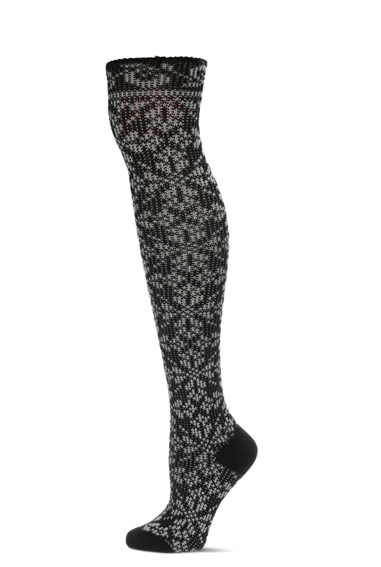 Memoi - Over the Knee - Brussels Lace/Black