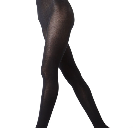 MeMoi/Women&#39;s Brooklyn Flat Knit Cotton Blend Sweater Tights