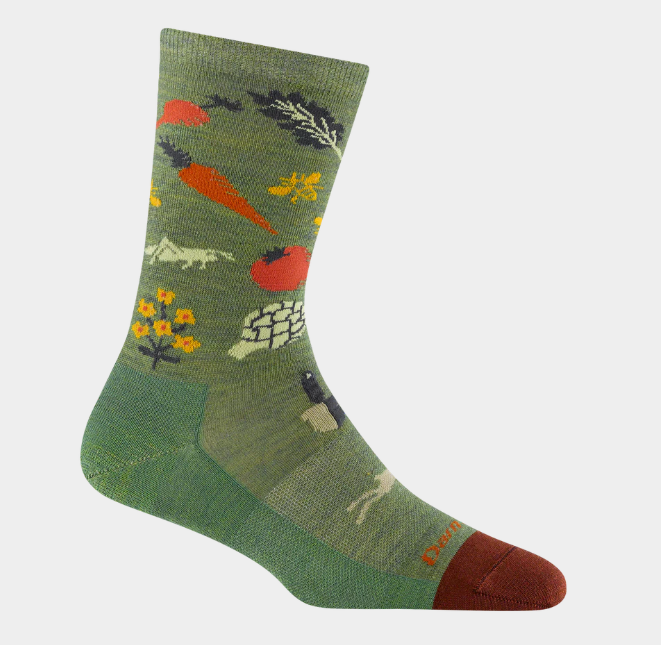 Darn Tough/Women&#39;s Farmer&#39;s Market Crew Lightweight Lifestyle Sock