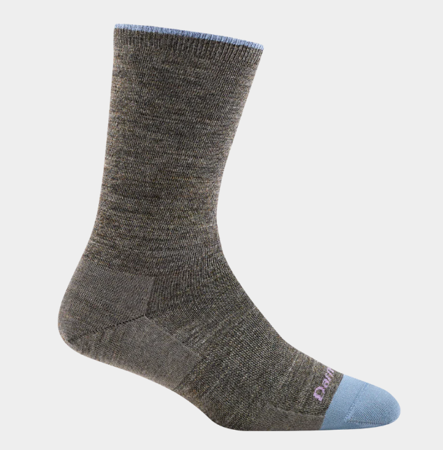 Darn Tough/Women&#39;s Solid Basic Crew Lightweight Lifestyle Sock
