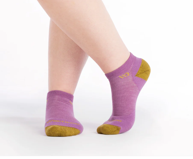 Darn Tough/Women's Solid Cushioned No Show Socks/9500