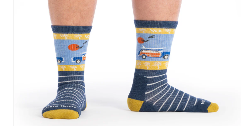 Darn Tough/Men's Way Back Cushioned Crew Socks/9008