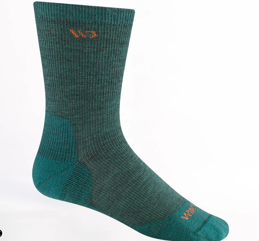 Wide Open/Darn Tough/Women's Solid Cushioned Crew Socks/9504