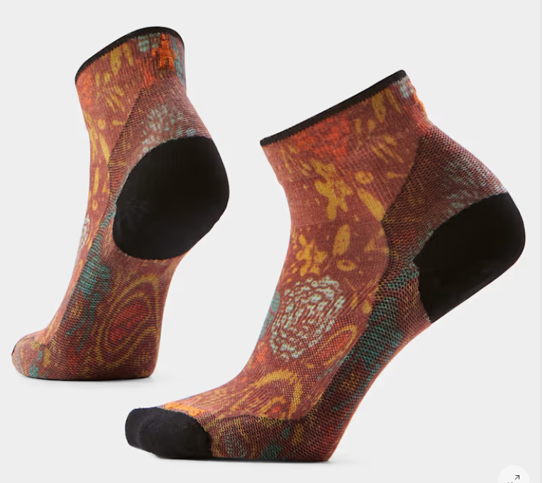 Smartwool/Women's Bike Paisley Print Ankle Socks Zero Cushion