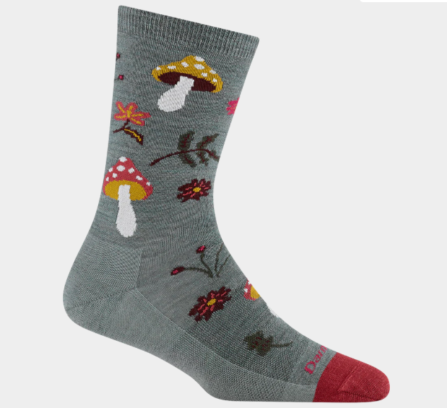 Women's Shroom Bloom Crew Lightweight Lifestyle Socks/6133