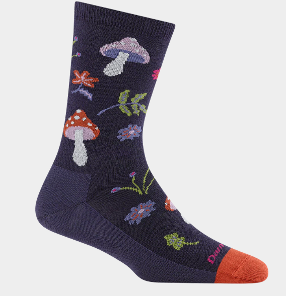 Women's Shroom Bloom Crew Lightweight Lifestyle Socks/6133