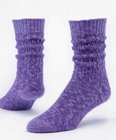 Maggie&#39;s Organics Cotton Ragg Solid crew women&#39;s and men&#39;s sock