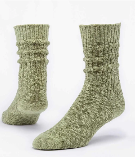 Maggie&#39;s Organics Cotton Ragg Solid crew women&#39;s and men&#39;s sock