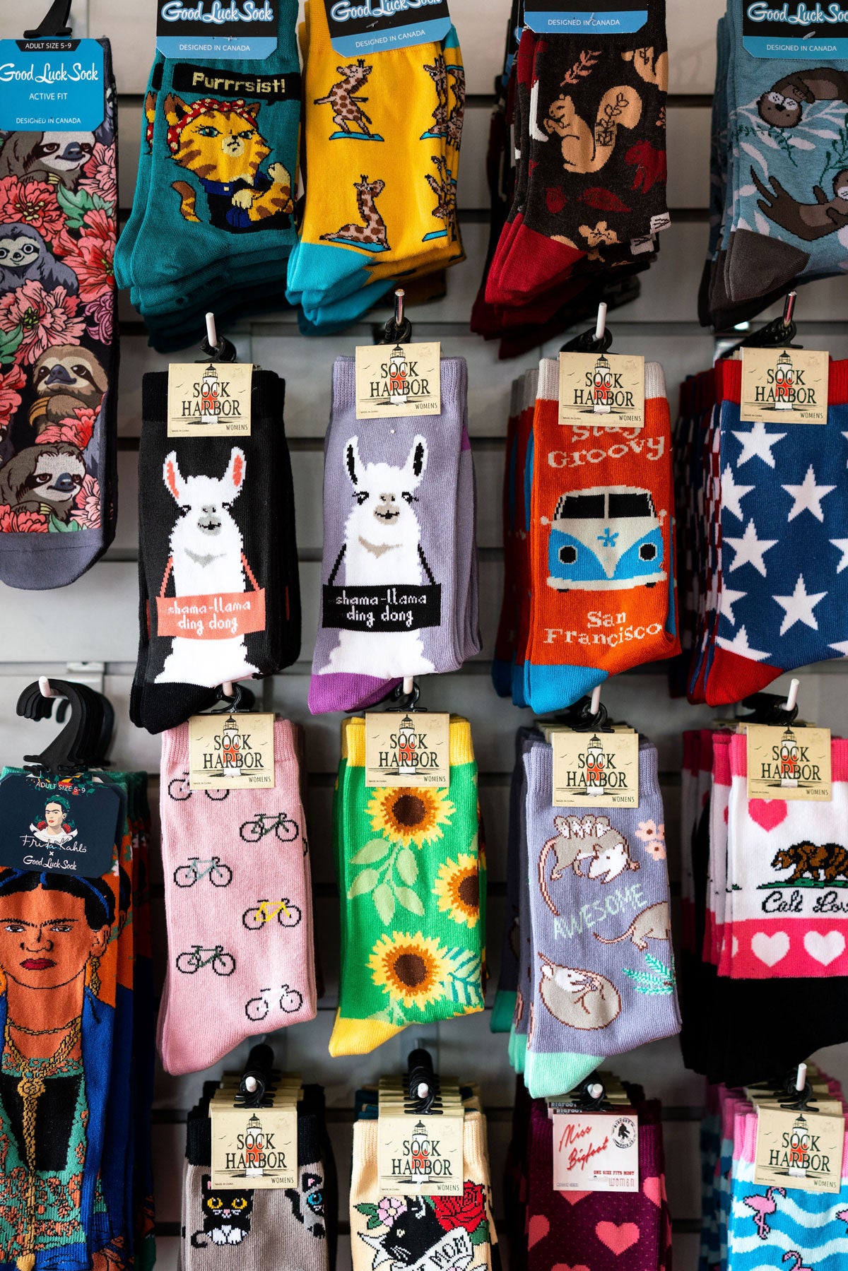 Village Sock Shop in Mendocino, California