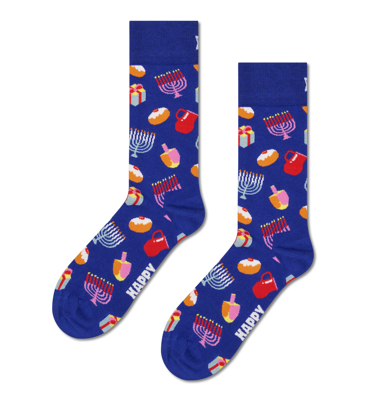 Happy Socks/Hanukkah sock