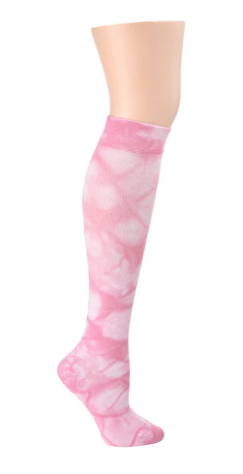 Dr. Motion Mild (8-15mmHg) Compression Knee High Tie-Dye Women&#39;s Sock
