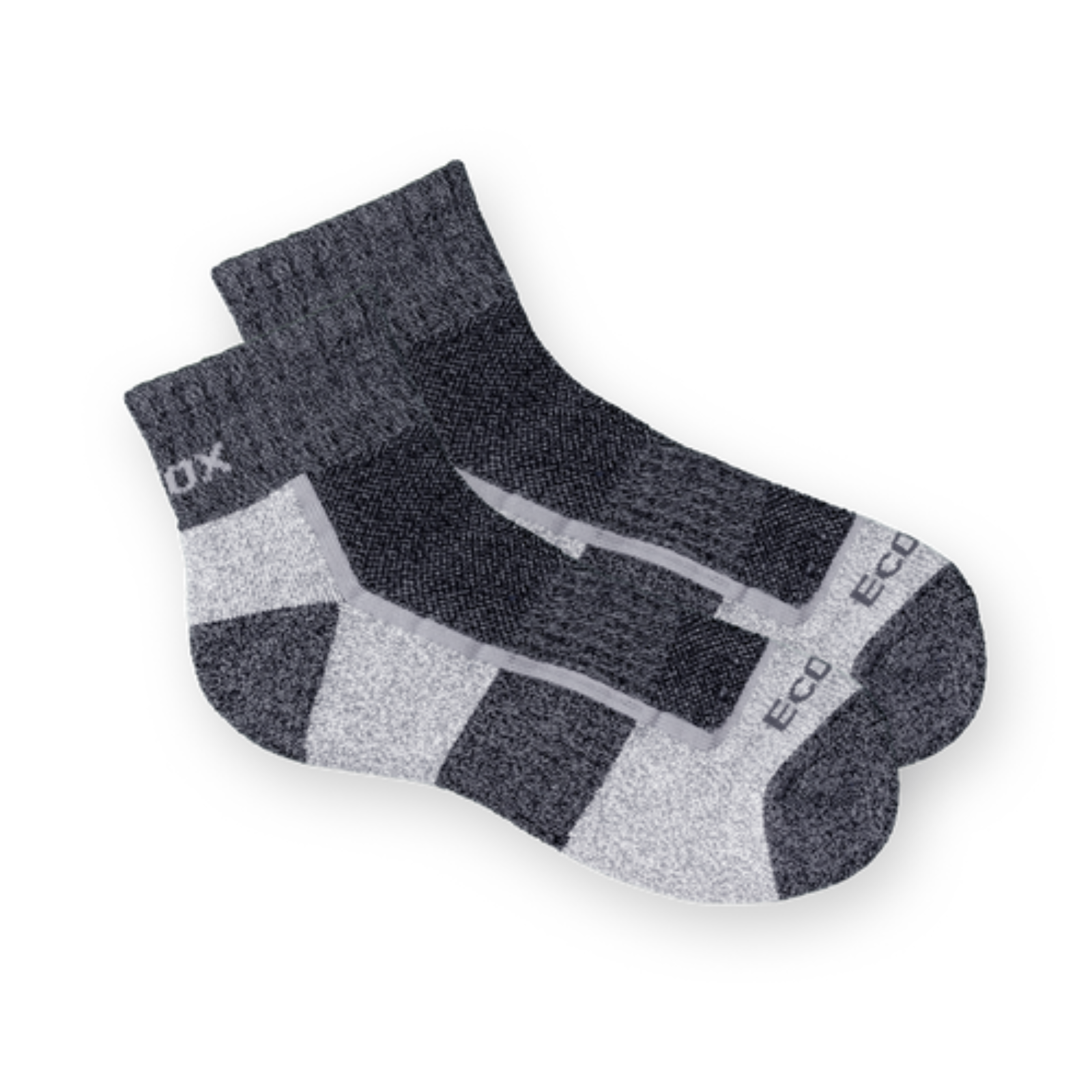 EcoSox Bamboo Hiking Light Cushion Quarter height women's and men's socks