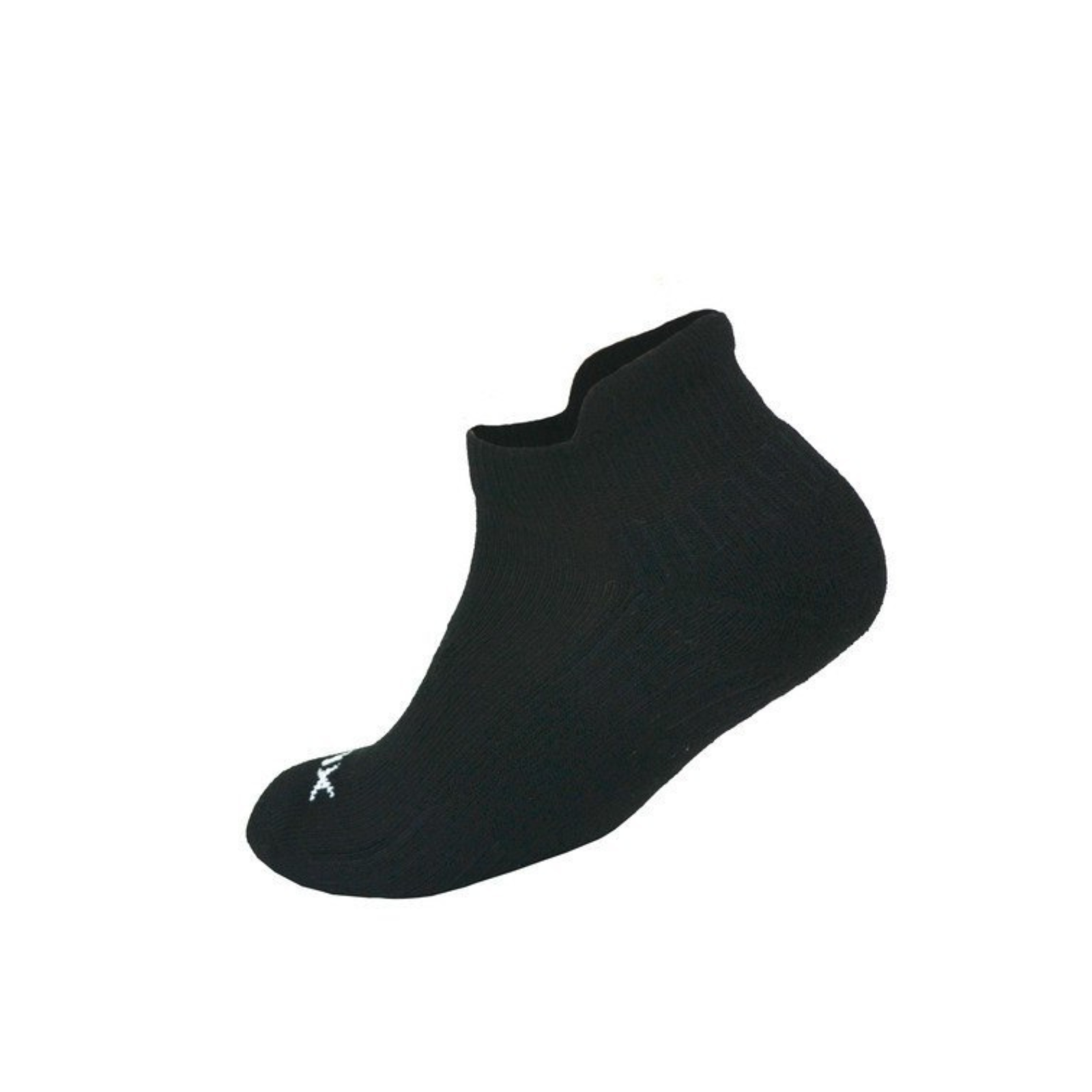 EcoSox Bamboo Sport Tab women's and men's sock in black