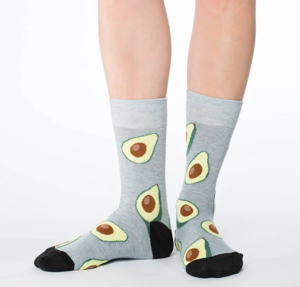 Good Luck Sock Avocado women&#39;s socks on model