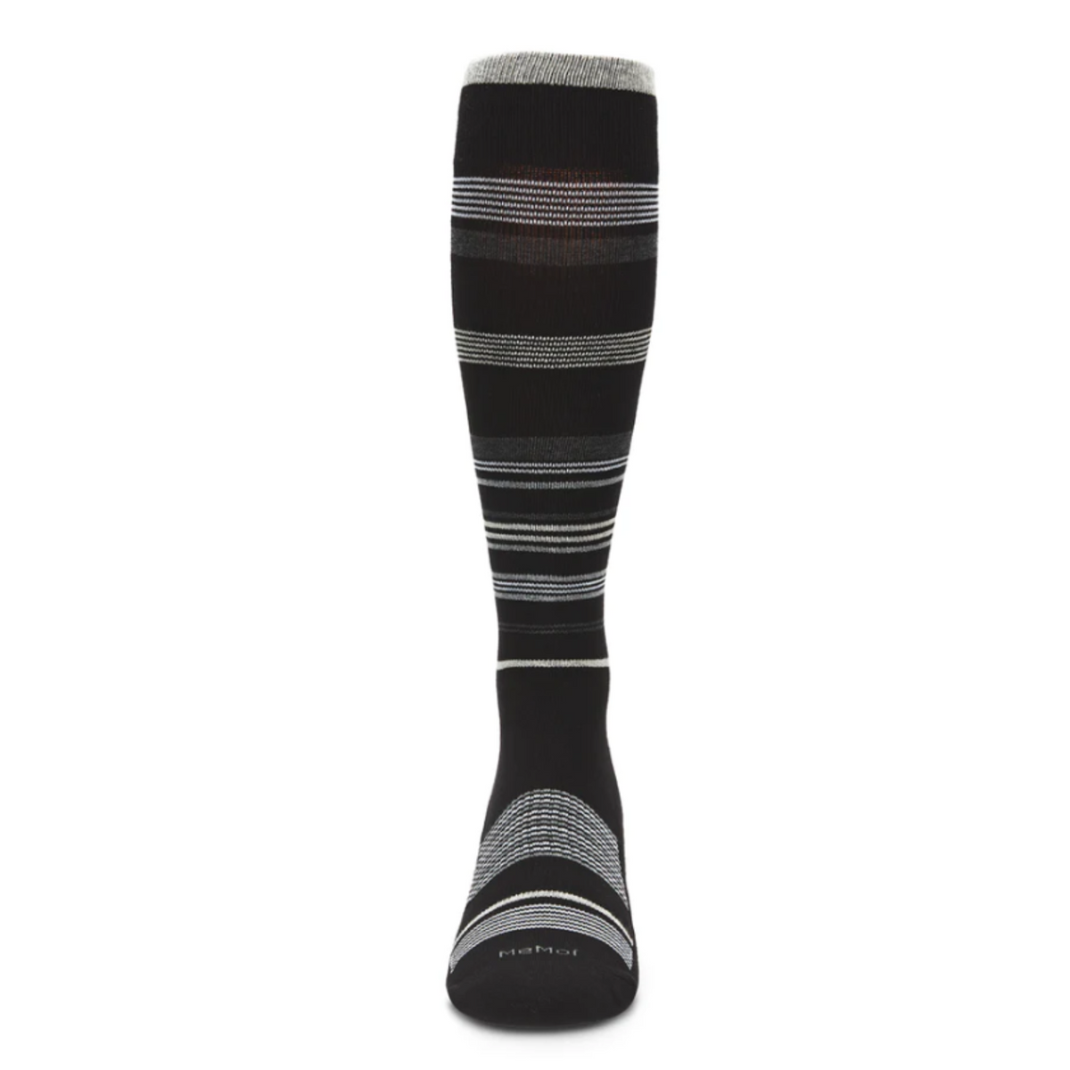 MeMoi Striped Cotton Moderate Graduated Compression (15-20mmHg) women&#39;s sock
