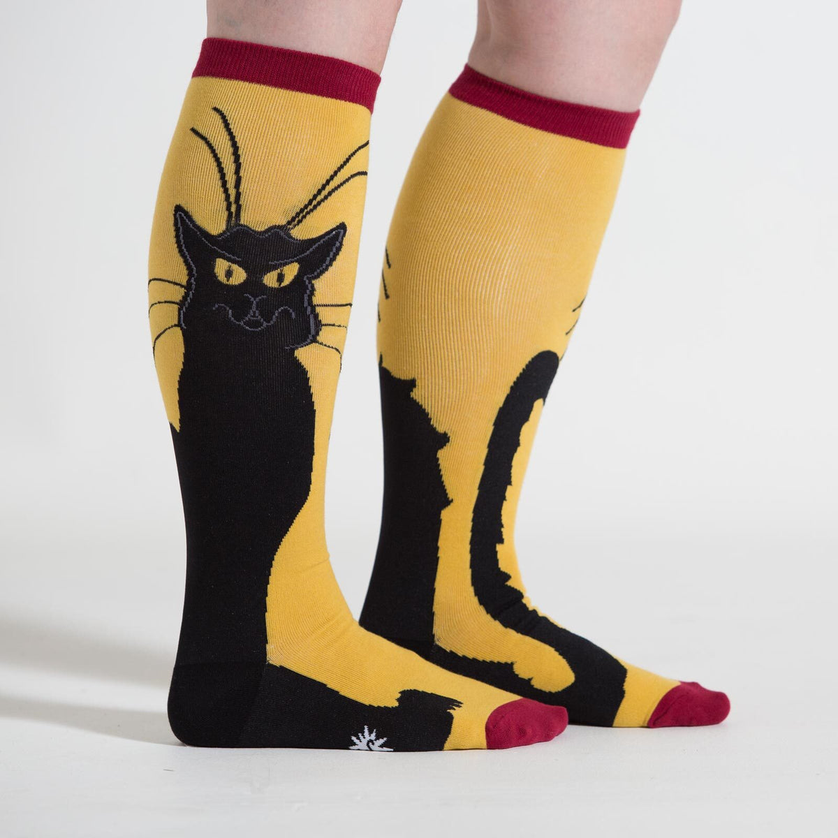 Sock it to Me Chat Noir extra-stretchy women&#39;s and men&#39;s socks