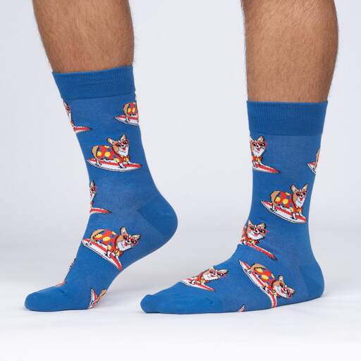 Sock It To Me Corgi-bunga! men&#39;s sock