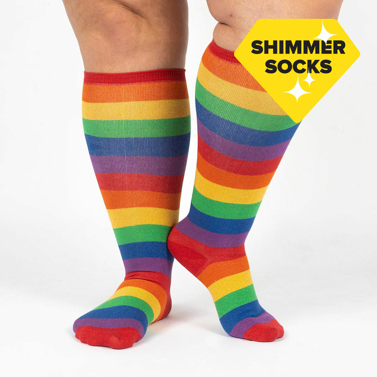 Sock It To Me March With Pride crew or extra-stretchy socks