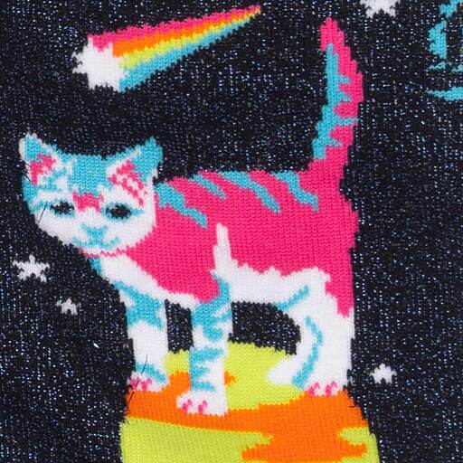 Sock It To Me Space Cats women&#39;s crew sock
