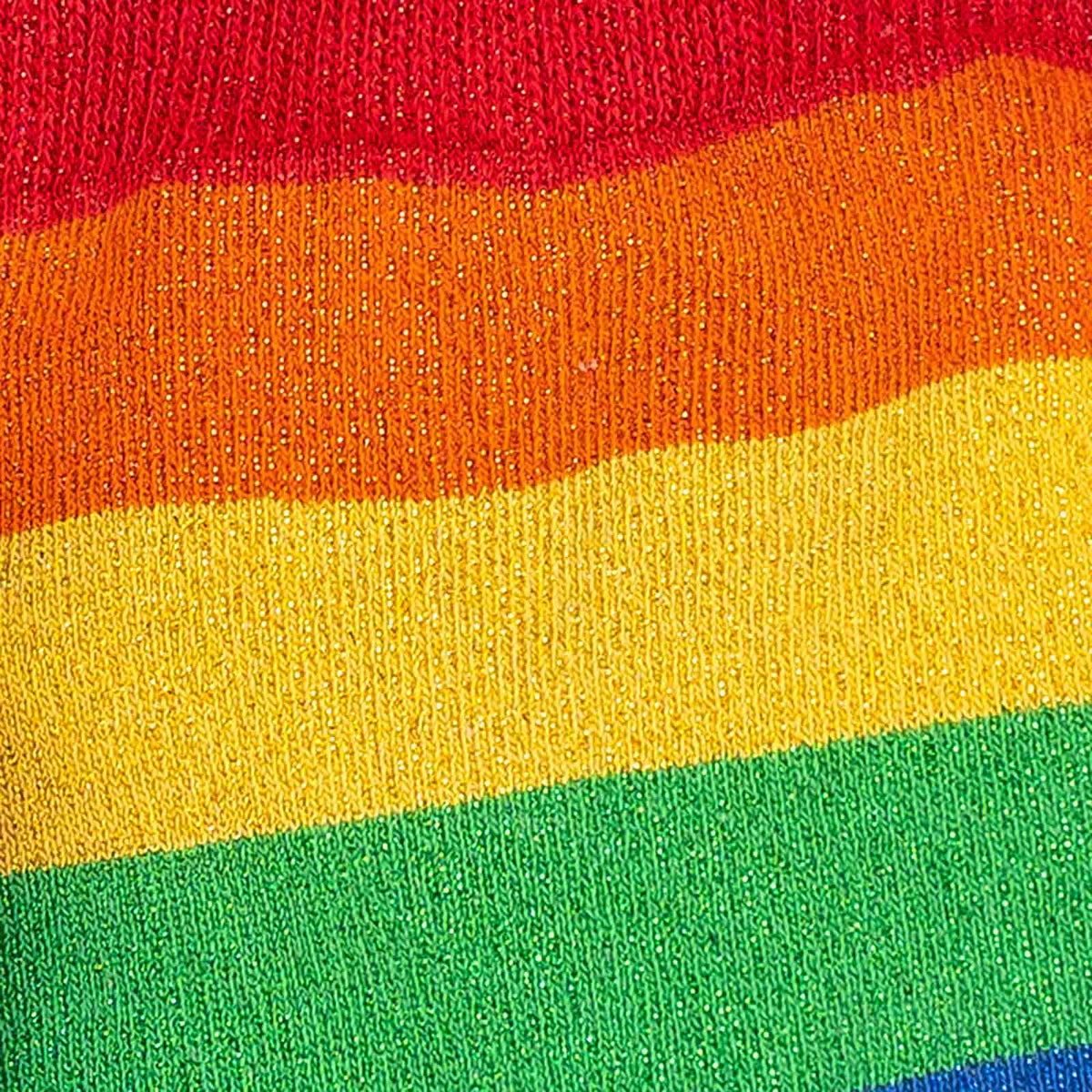 Sock It To Me Radiant Rainbow crew women&#39;s sock