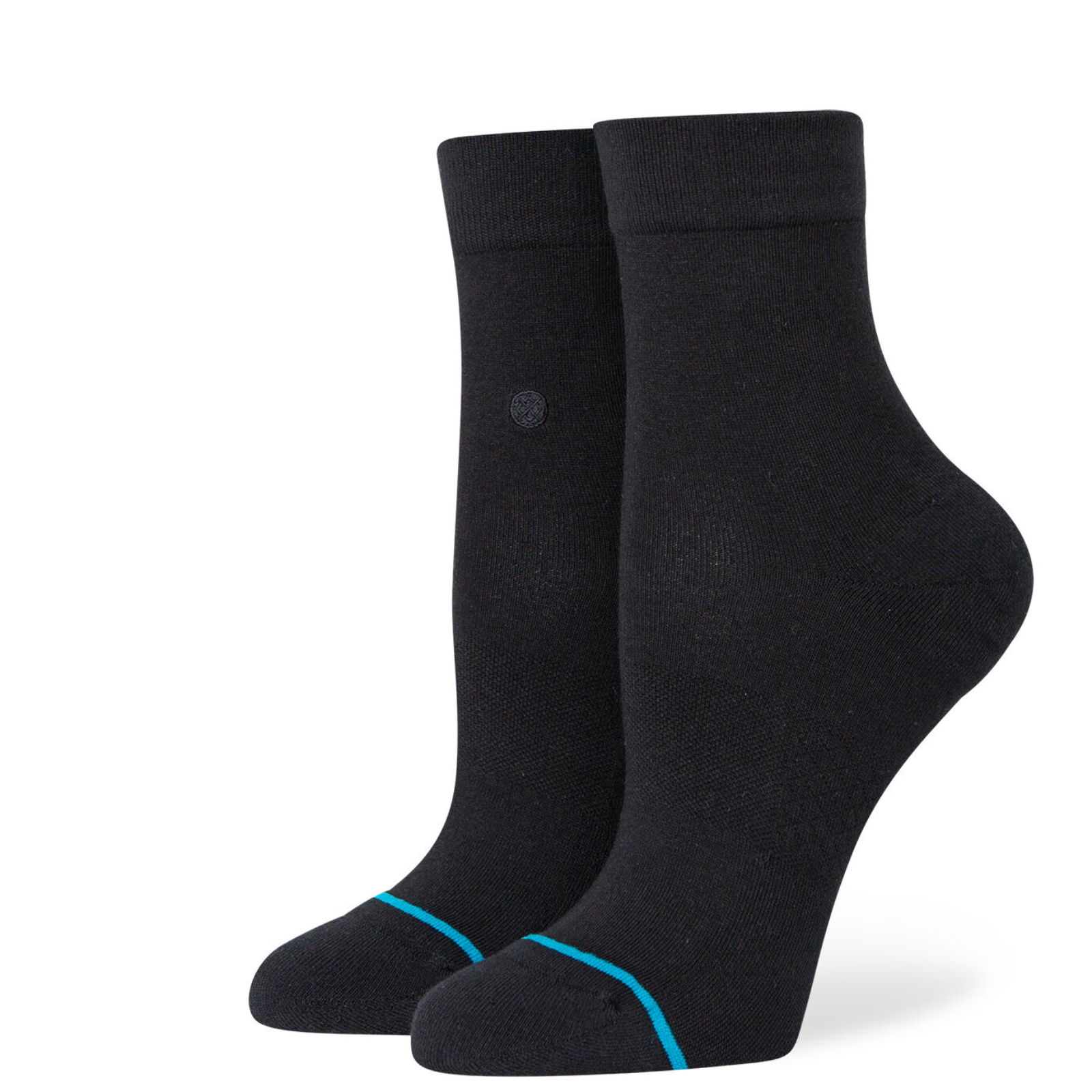 Black Stance Lowrider quarter height women's sock on display