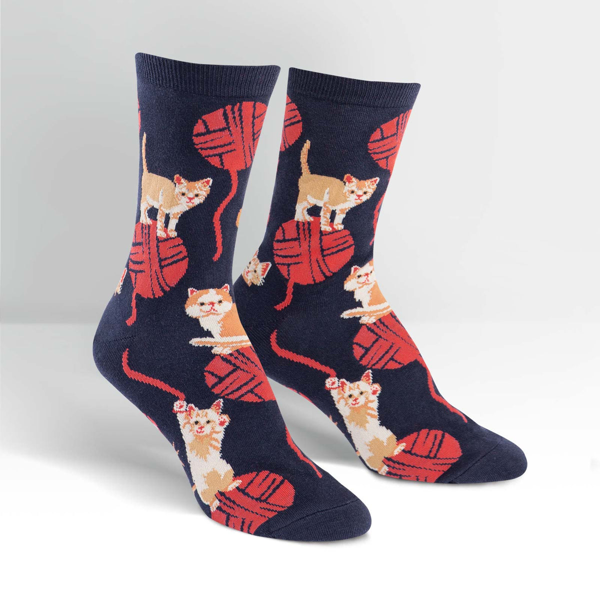 Sock It To Me Kitten Knittin&#39; women&#39;s sock