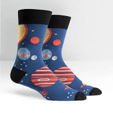 Sock It To Me Planets men&#39;s sock