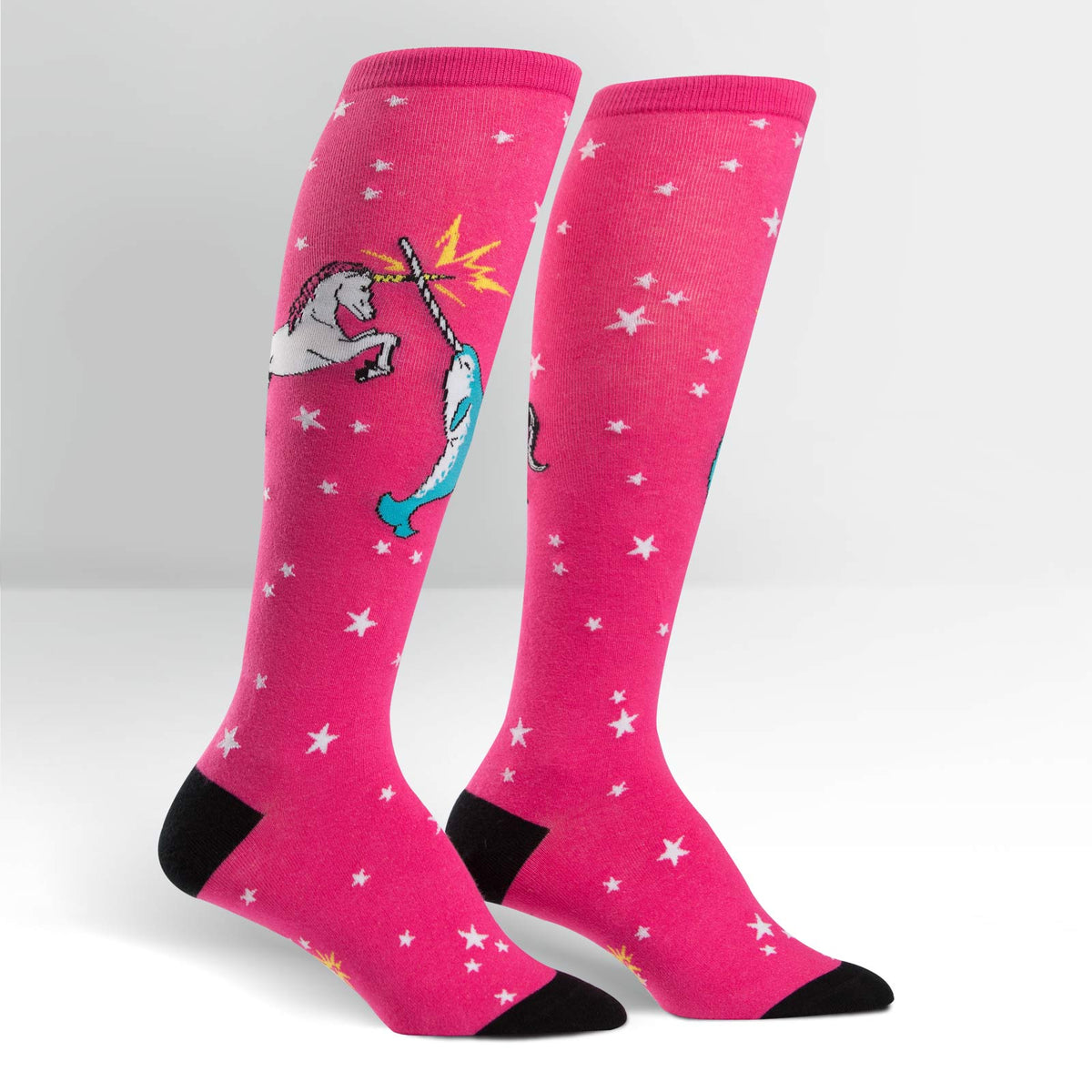 Sock It To Me Unicorn vs Narwhal women&#39;s socks